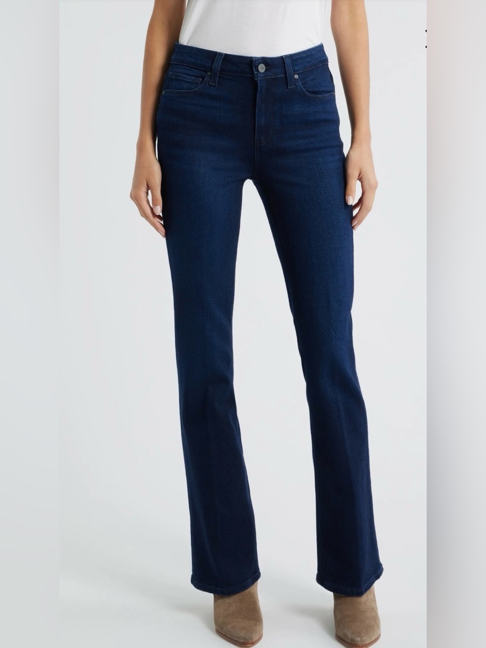 Paige denim manhattan boot cut jean size 26 dark wash